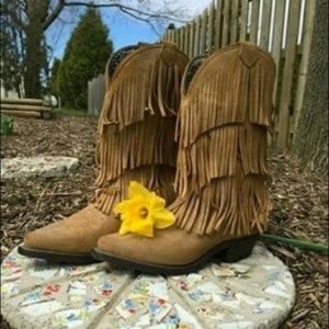 Fringe Cowboy Boots